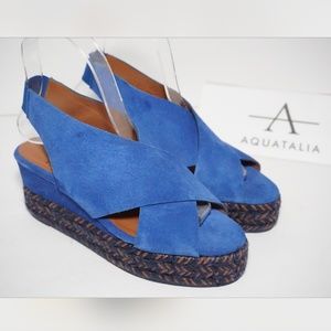 🆕Aquatalia Waterproof Platform Wedge Espadrille